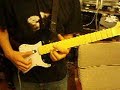 This Rock Band guitar controller was modified to activate the drum pads on a slightly-circuit-bent BOSS DR-110. They are connected via detachable Cat-5 cable.It's not the best performance, I guess, but hey, this thing is brand new!Other strange instruments and amazing music:http://www.thebadhandmusic.comEat your heart out, Futureman!!(where did i get this ridiculous idea?)http://www.flecktones.com/site.php?em1679=73701_0__0_~0_-1_8_2006_0_0&content=gear