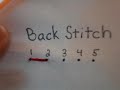 Back Stitch Embroidery How To Back Stitch Embroidery How To