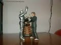 Dr Who defeats a slitheen Dr Who defeats a slitheen