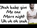 Maroon 5 – One More Night