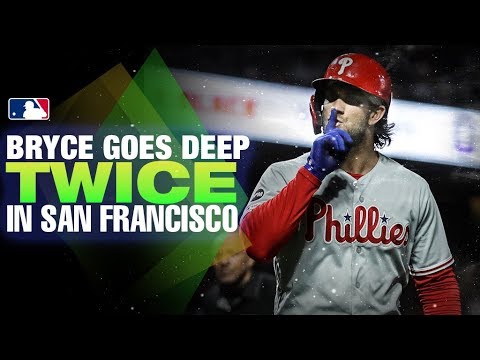Video: Bryce goes deep twice