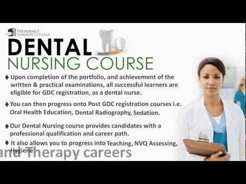 how to train as a dental nurse