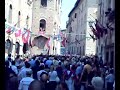 Palio di Provenzano 2008: benedizione del cavallo