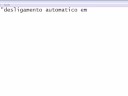 desligamento automatico