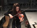 the lady plays her version meditation from thais by jules massenet. it's not perfect, but not bad for a first take.