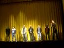 Seven out of the 12 directors take some quick questions from the audience during the additional screening of the popular 