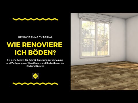 Boden und Bodenflächen überarbeiten - SAKRET Heimwerker TV
