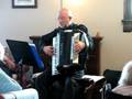 The Accordionist plays Cruising down the river
