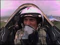 russian mig-29 flight viewed from the cockpit, flown by a mr. avramenko. now with soundtrack.