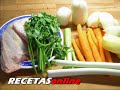 Consomé de ave - Receta de cocina RECETASonline