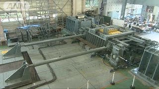 世界最高レベル20Gの実験装置 原発耐震向上に活用