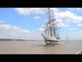 Tall Ships on river Mersey
