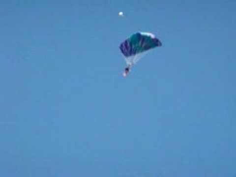 Anne Cannon parachute jump