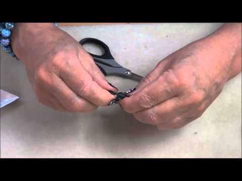 how to fasten elastic cord