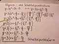 Polynomform in Scheitelpunktsform 2