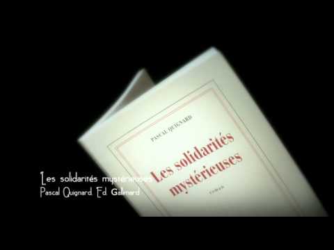 Vid�o de Pascal Quignard