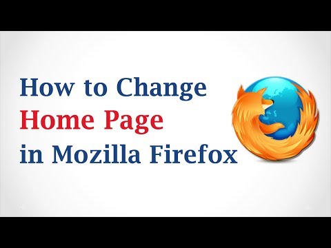 how to change homepage