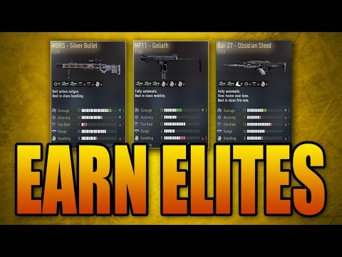 how to obtain elite weapons in advanced warfare