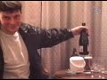 Christer Pettersson bjuder p� Champagne