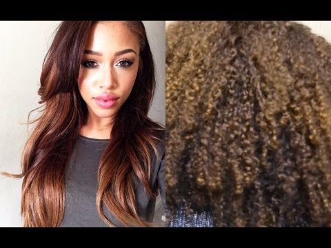 how to dye processed hair extensions