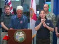 Gov. Crist Focused on Hanna Gov. Crist Focused on Hanna