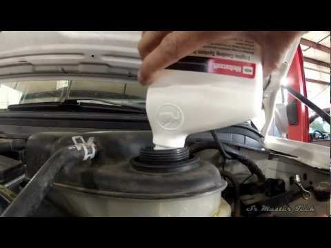 how to flush a cooling system on a engine