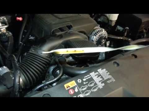 2013 GM Chevrolet Silverado – Checking Oil Level After Oil Change – Vortec 4800 4.8L V8 Engine