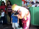 neil with a clow n at gab\