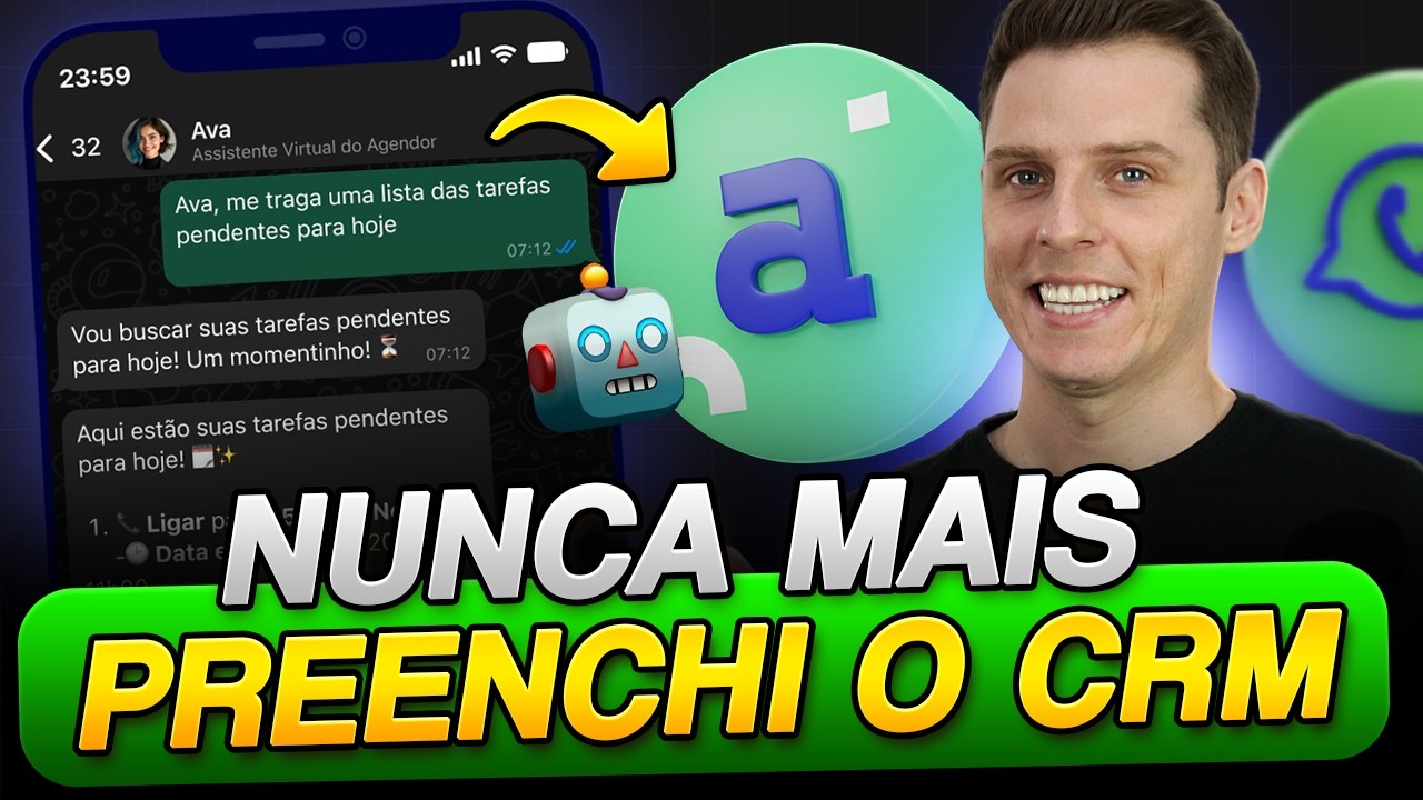Agente de IA no WhatsApp que Atualiza seu CRM Sozinho (testei a Ava do Agendor por dias)