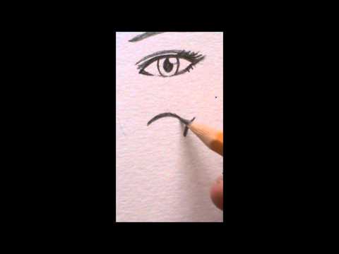 how to draw eyes easy