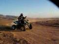dirt drifting my quad in 3th gear