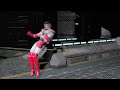 Space Babes Hit the Floor!  Poser Physics Rag Doll Effect Test