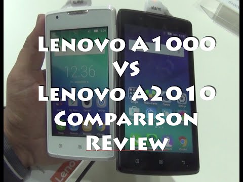 Lenovo A1000 VS Lenovo A2010 Comparison Overview