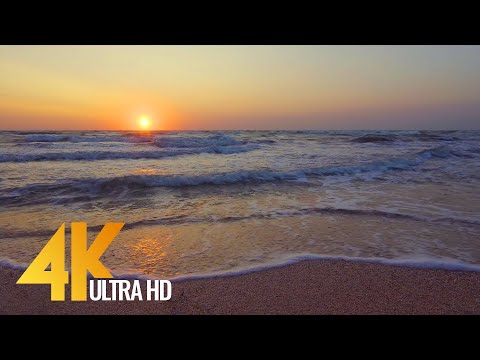 Sunrise over the Sea of Azov, Ukraine - 4K Relaxation Video perfect for Sleep & Destress - 3 HRS
