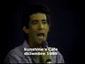 Este video es parte del programa Sunshine's Cafe.  El invitado lo es Braulio Castillo, hijo y se transmitio en diciembre de 1989.