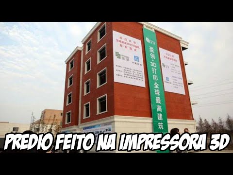 Primeiro PRÉDIO e CASA feitos com IMPRESSORA 3D, INACREDITÁVEL