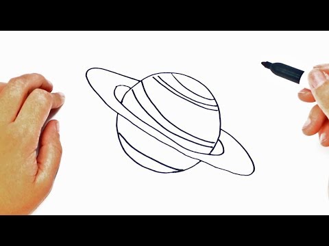 video-linktoworks-How to draw a Planet Step by Step | Easy drawings - YouTube