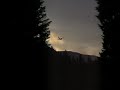Buck Creek Fire - aerial fire retardant drop