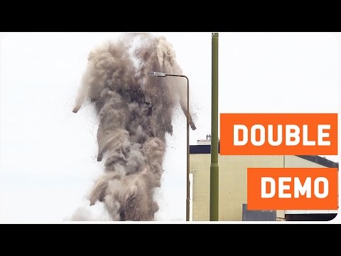 Power Station Chimney Demolition
