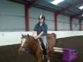 Natasha jumping Crunchie Natasha jumping Crunchie