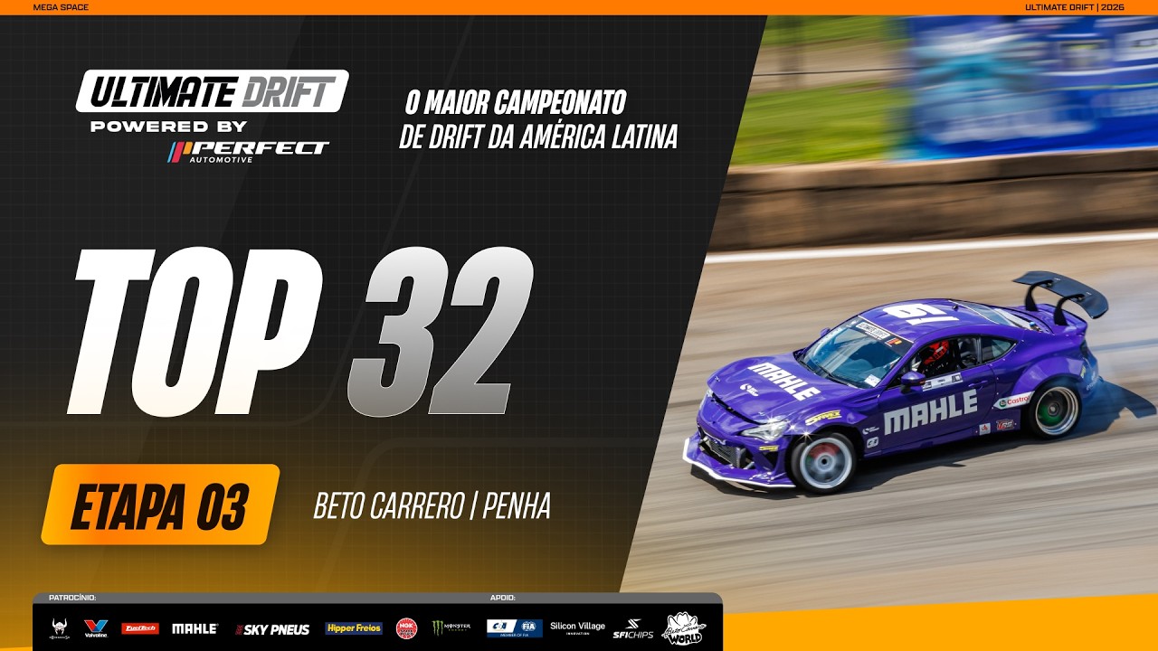 Pré Batalhas e TOP 32 Ultimate Drift - 3ª Etapa - Beto Carrero 2026