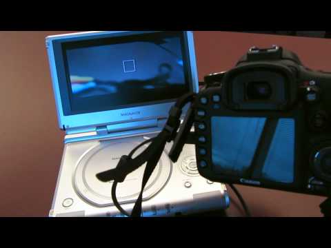 external monitor - http://therenderq.com I'm using a portable DVD player as an external monitor on my Canon 7D. I demonstrate one thing to watch out for but all in all, it work...