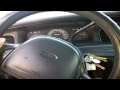 2000 Ford Crown Victoria Police Interceptor Start Up, Quick Tour, & Rev With Exhaust View - 85K