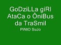 pinto sujo   godzilla girl ataca o ônibus da transmil