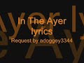 In The Ayer - Flo Rida with Lyrics
