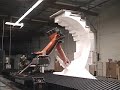 Robot Milling a HUGE foam part