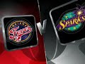 recap of sparks fever game  parker dunks 