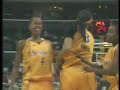 recap of sparks fever game  parker dunks 