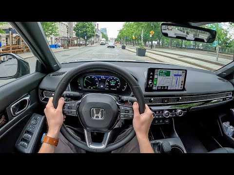 2025 Honda Civic Hybrid - POV First Drive (Binaural Audio)