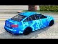Audi RS6 Blue Star Badgged para GTA San Andreas vídeo 1